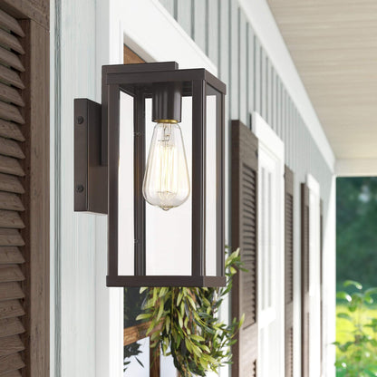 Rynx | Odeums Outdoor Wall Lamp - Waterproof Outdoor Wall Lighting in Oil-Brushed Bronze