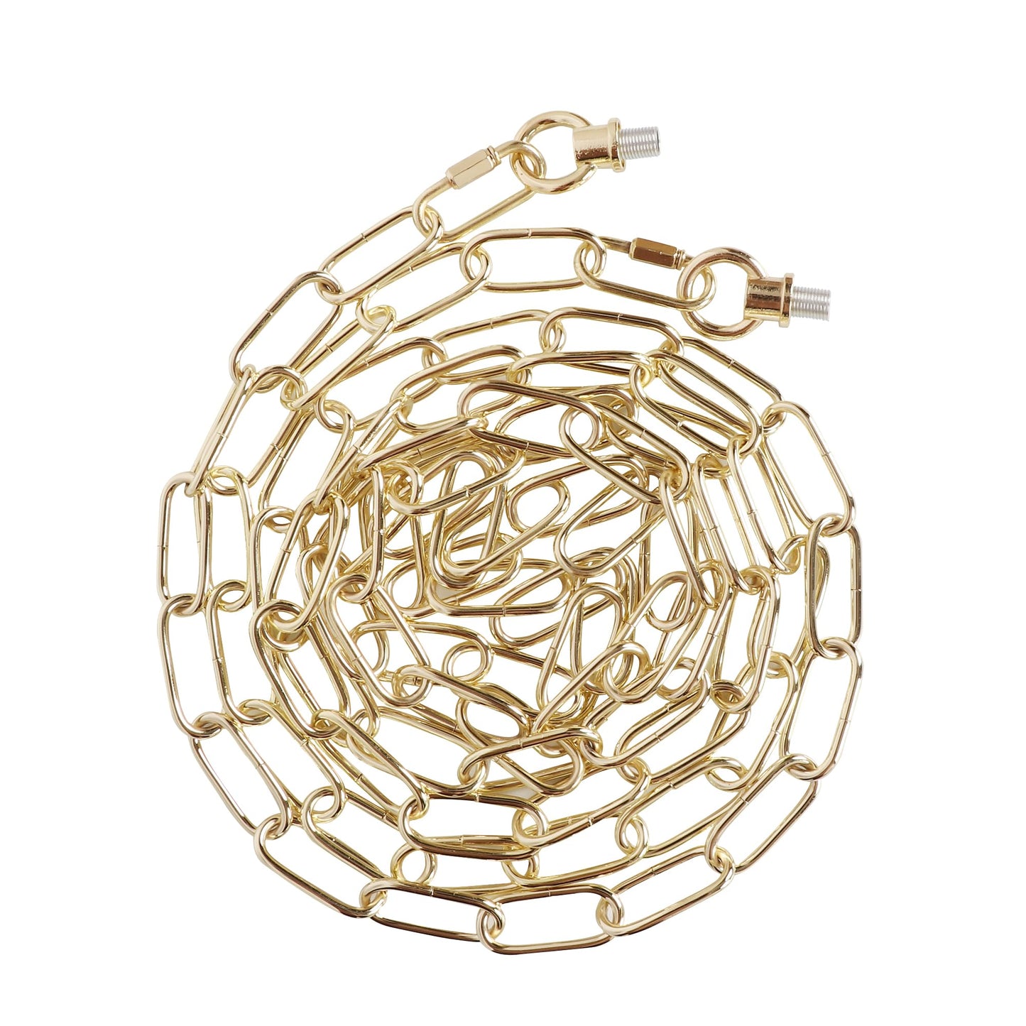 Rynx | Eumyviv 10Ft Heavy Duty Gold Chain & 5" Canopy Set For Hanging Pendant Lighting