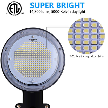 Rynx | Serwing 120W Led Barn Light - 16,800Lm Dusk To Dawn Outdoor Security Light, 5000K Waterproof