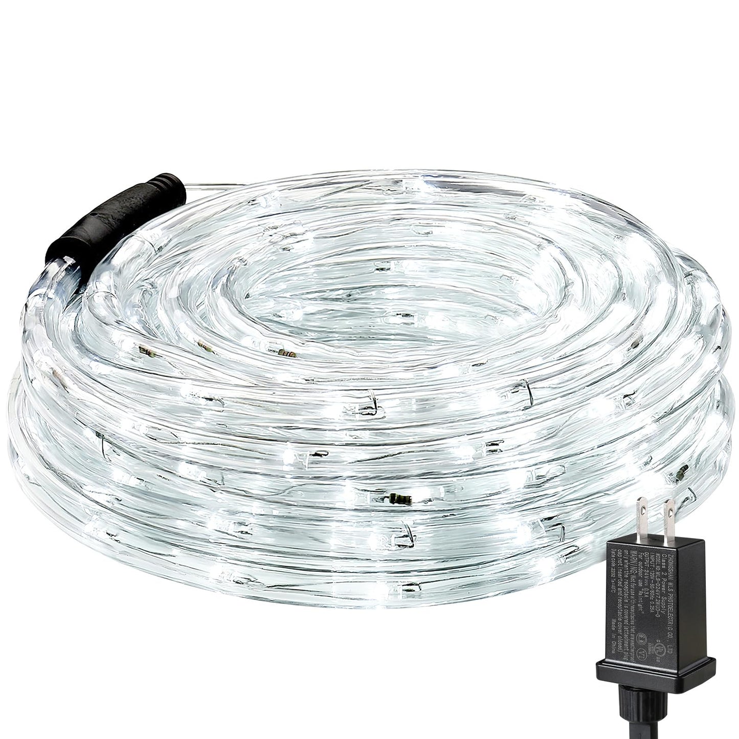 Rynx | Lighting Ever 33Ft 240 Led Outdoor Sail Lighting Cold White 6000K, 24 V Connectable, Waterproof Clear Tubular Lighting For Deck Railing, Patio, Garden, Lawn, Flowerbed Landscape, Camping