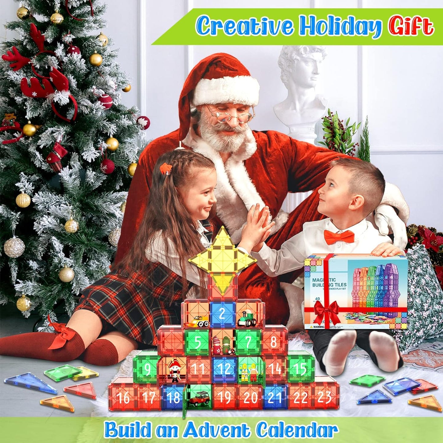 Rynx | Montessori Magnetic Tiles - Creative Building - Endless Fun