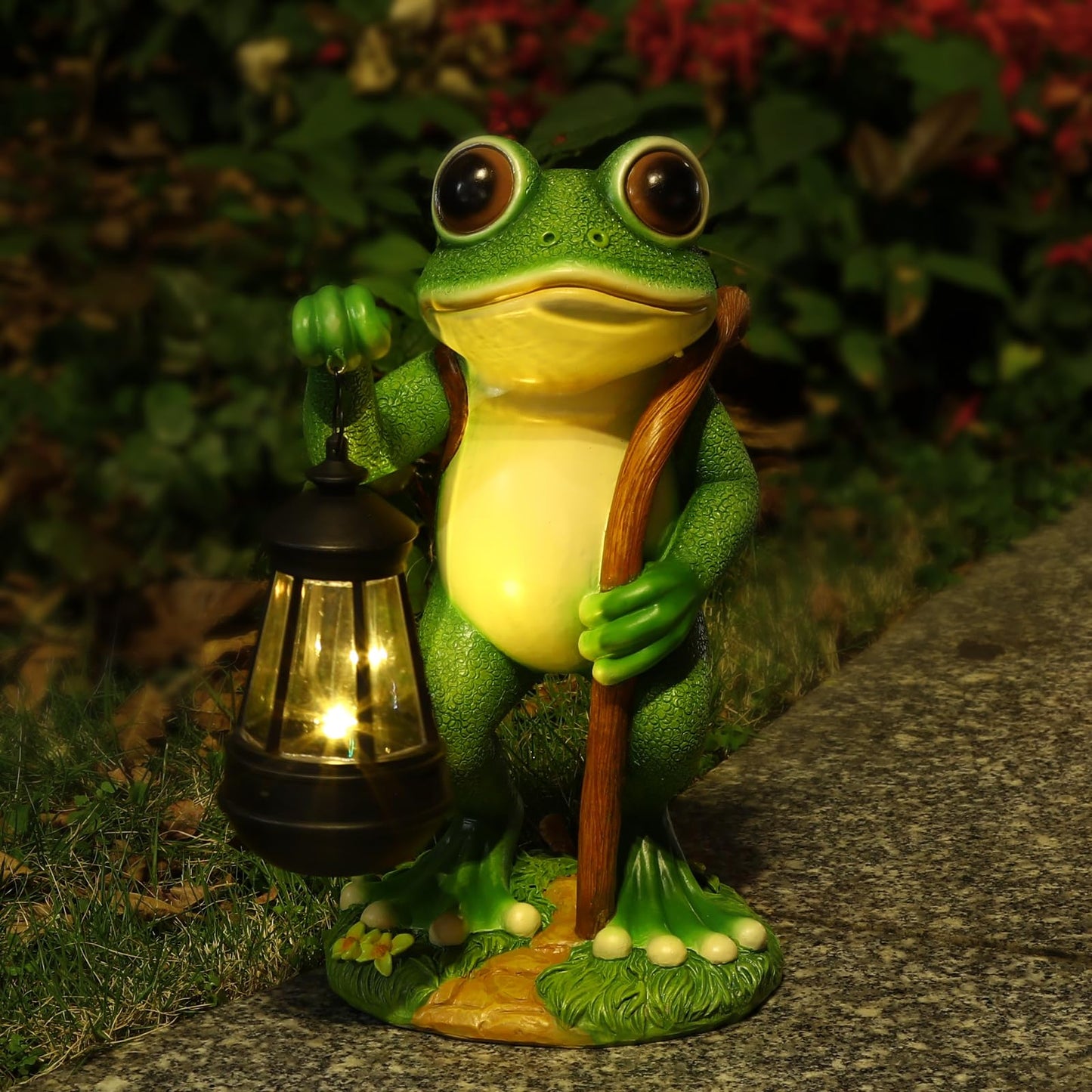 Rynx | Paetae Garden Statue Frog Outdoor Decor, Sun Patio Resin Garden Decor For Outside Garden Decorations Gift For Women, Mother, Grandmother