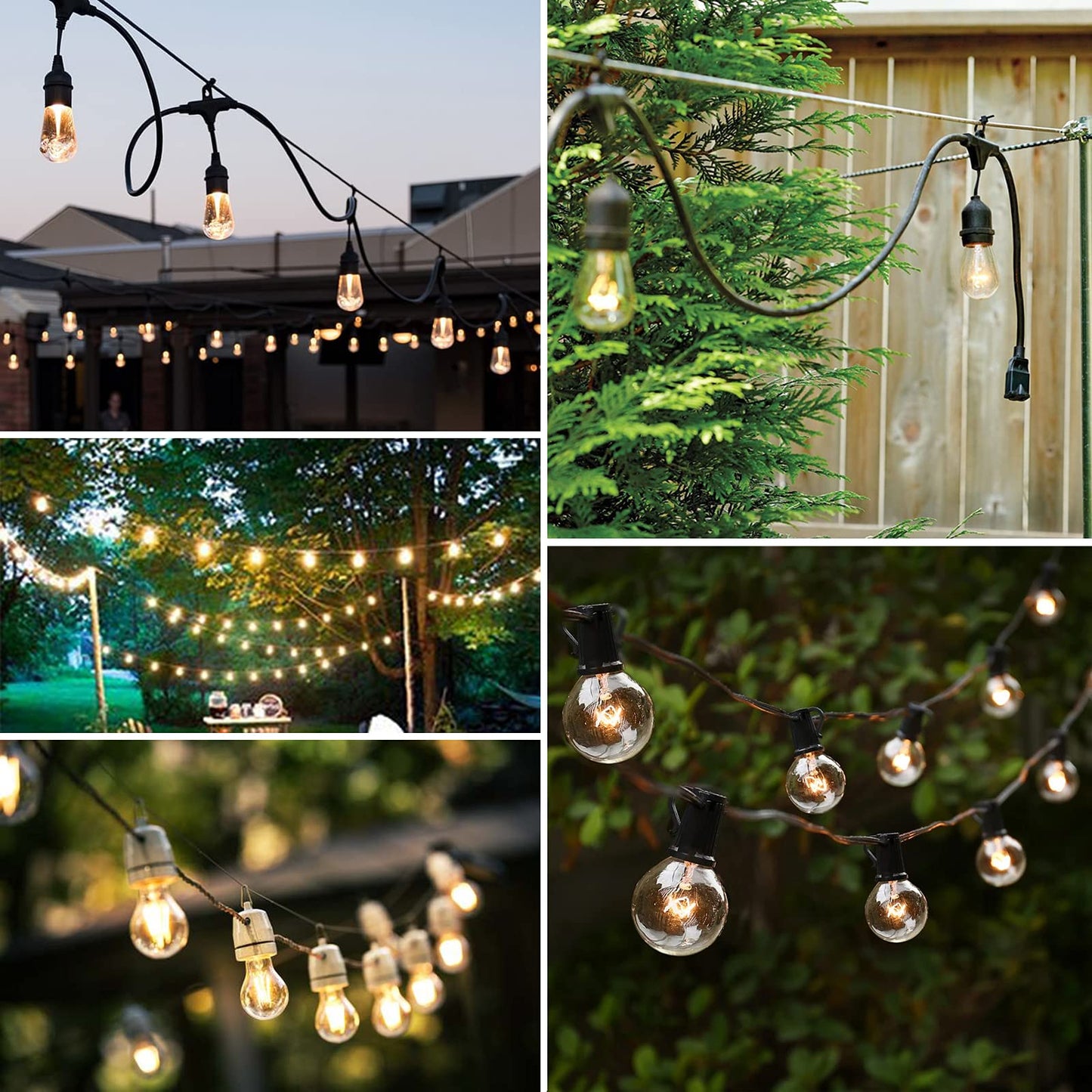 Rynx | Blika 300Ft Globe String Light Suspension Kit - Stainless Steel Wire, Turnbuckle & Hooks