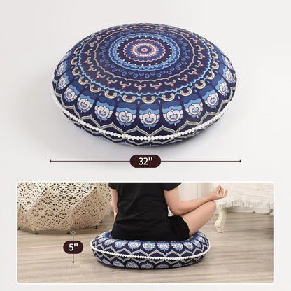 RYNX | Large Meditation Cushion with Memory Foam (81 cm)