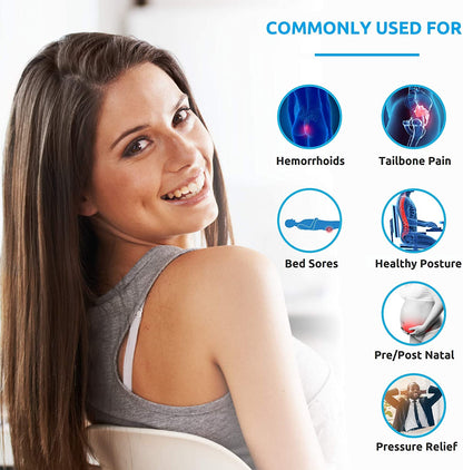 RYNX | Donut Pillow | Relief for Hemorrhoids, Coccyx, Ulcers, and Tailbone Pain