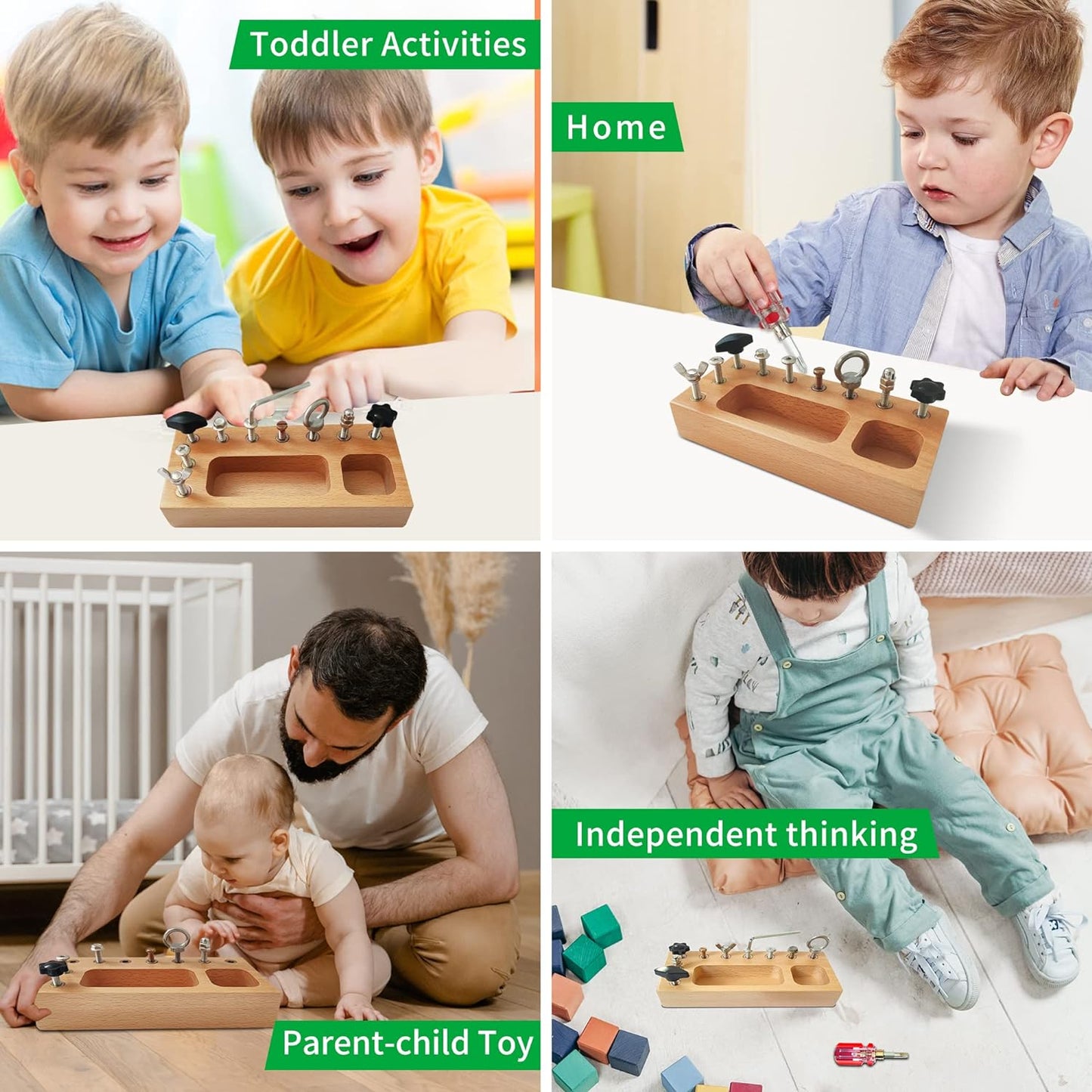 Rynx | Educational Montessori Busy Board - Creative Development For Children