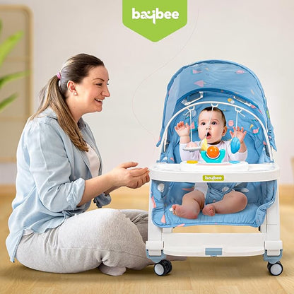 Rynx | Rocking chair for children with adjustable backrest, hanging toys & music Each