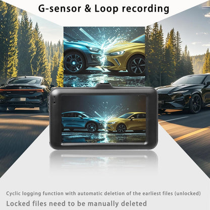 Rynx | Dash Cam Car Dash Camera, 1080P Ultra Wide Angle HD Lens, HD Night Vision Car Surveillance