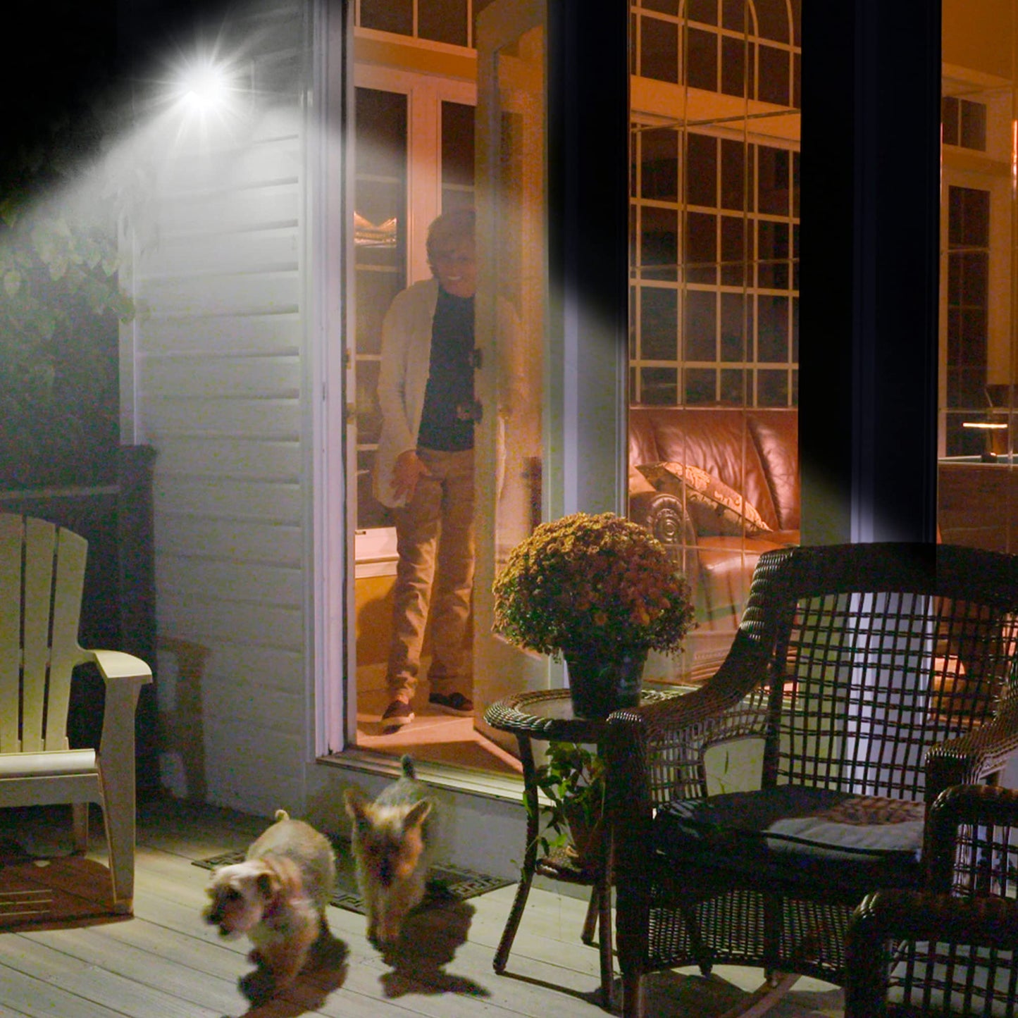 Rynx | Ontel Handy Brite 500 Lumen Motion Activated Wireless Led Security Spotlight - Weather Resistant, Battery Operated