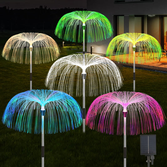 Rynx | Axafnev Sunlight For Outdoor 6 Pack 7 Colors Changing Jellyfish Lights Outdoor Waterproof Sunflowers Garden Lighting For Patio Walkway Lawn Festival Wedding Party Decorations