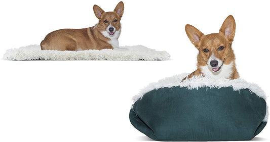 Rynx | Furhaven Pet - ThermaNAP Self-Warming Quilted Blanket Mat, Self-Warming Convertible Snuggle Bed, and Waterproof Thermal Dog Blanket for Dogs and Cats - Multiple Styles, Sizes, and Colors