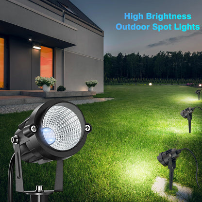 Rynx | Vacuum Cleaner 1000Lm LED Outdoor Spotlight, IP66 Waterproof, 6500K Daylight, 2 Pack