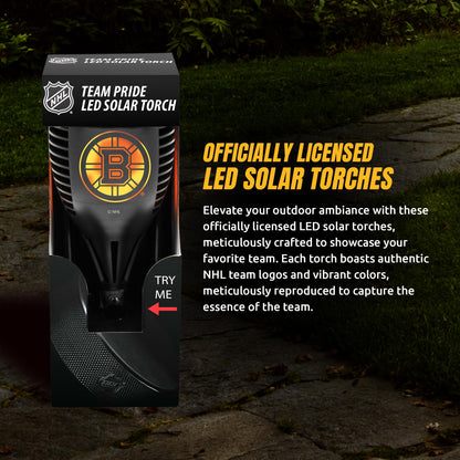 Rynx | Sporticulture Boston Bruins Sunlight Flashlight - Waterproof Flaming Hat For Terrace & Poolside