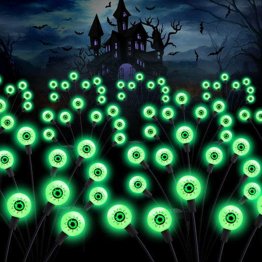 Rynx | Asmad Sol Halloween Eye Ball Light, 4Pack 32Led Waterproof Decor For Garden/Yard/Patio