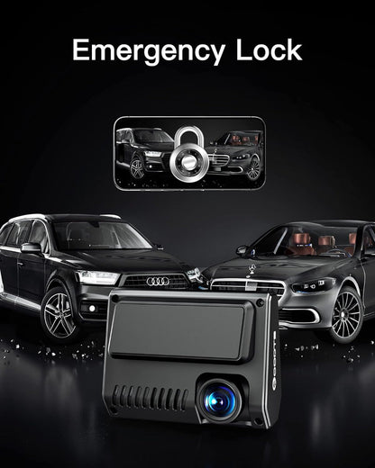 Rynx | 4K Dash Cam 2160P, WiFi with dedicated car charger, free 64GB SD card