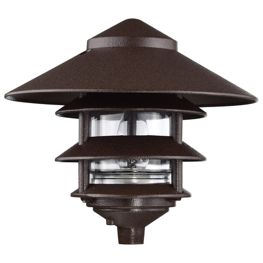 Rynx | Nuvo Sf76/637 A 2 Light Outdoor Pagoda Landscape Spotlight, 3 Tier-Large, Antique Bronze