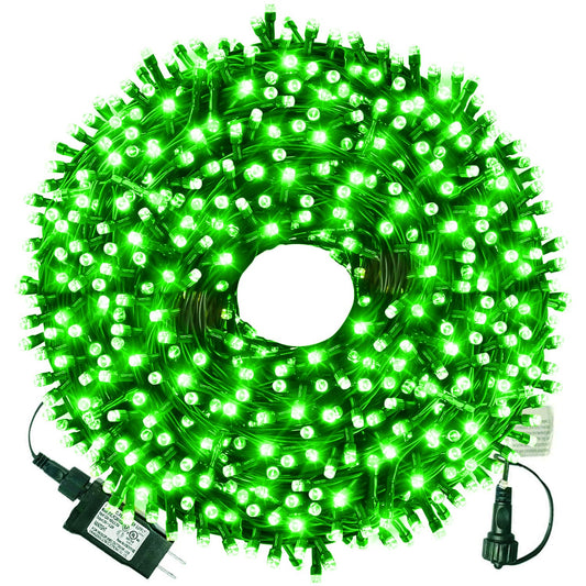 Rynx | Xtf2015 105Ft 300 Led Christmas Lights, End-to-End Plug 8 Modes Christmas Lights - Ul Certified - Outdoor Indoor Fairy Lights Christmas Tree, Terrace, Garden, Party, Wedding, Holiday (Green)
