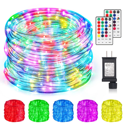 Rynx | Surled 99Ft Color Changing Light Strips, 300 Led Waterproof Light Sources With Remote Control, Multicolor