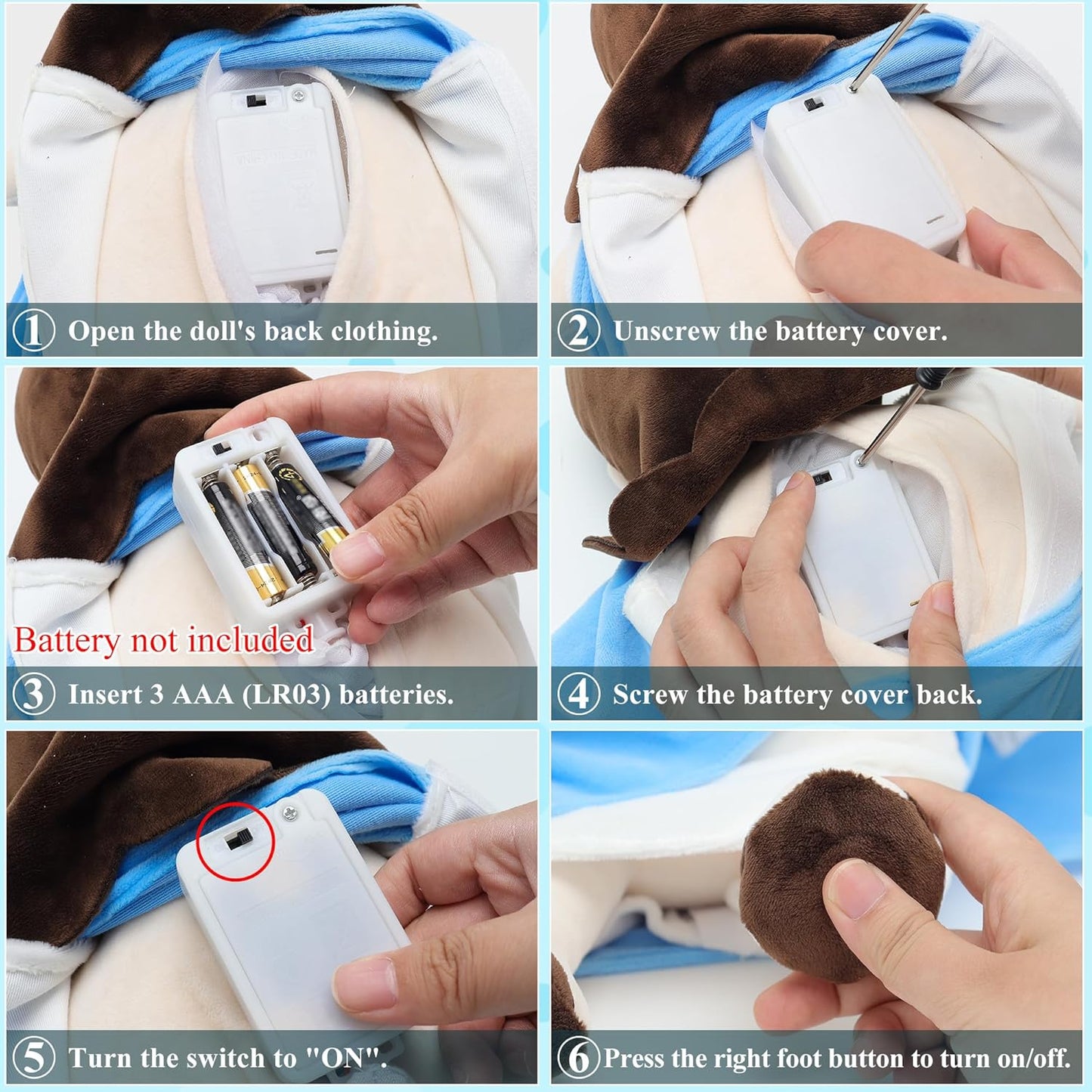 Rynx | Soothing Jesus Plush Toy with Calming Breathing & Sounds