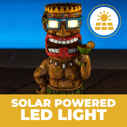 Rynx | Vp Home Ukulele Tiki Solar Light - Flickering Led Garden Decor Tiki Torch For Outdoor Use
