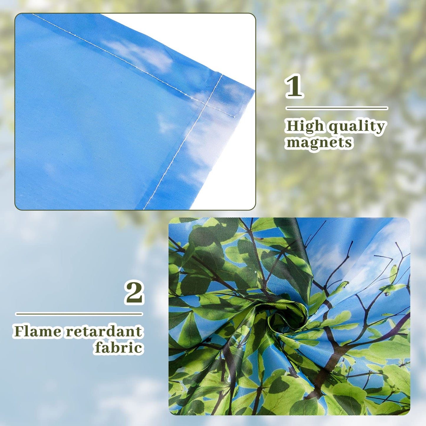 Rynx | Hortsun 4 Pack Fluorescent Magnetic Light Screen Panels, 4X2 Feet For Office & Home - Sunlit