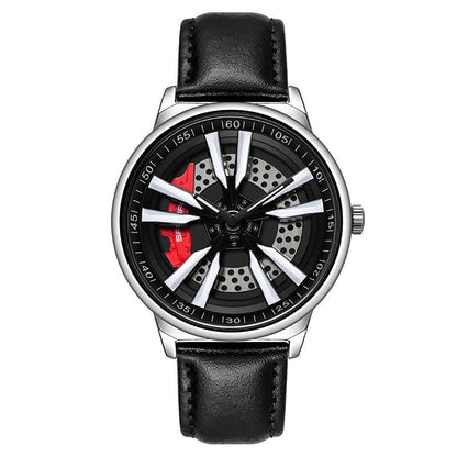 Rynx | Men's Creative Cool Dial Rotating Wheel Quartz Watch