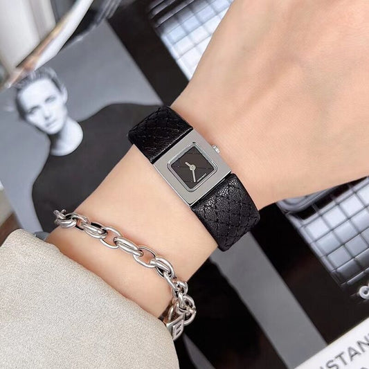 Rynx | Square Retro Design Women's Leather Watch