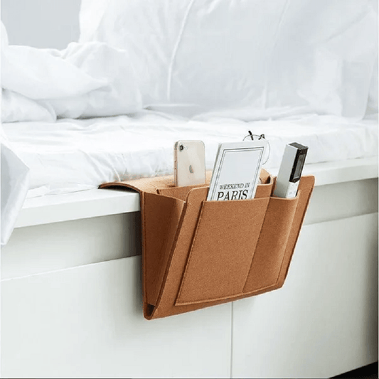 Rynx | Sofa Nightstand Felt Storage Bag with Pockets Hanging Organizer