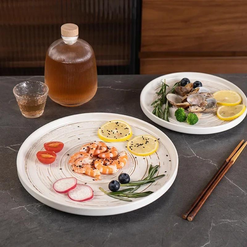 Rynx | Retro Japanese ceramic western style plate