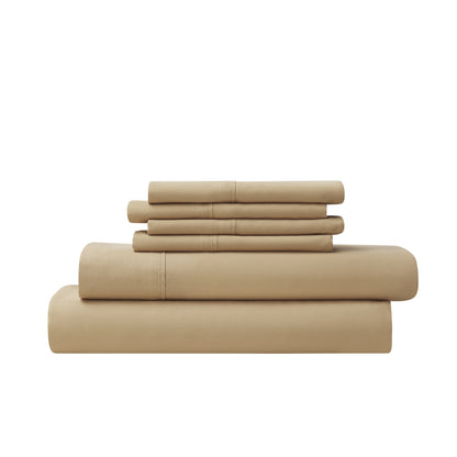 Rynx | Bamboo 2000 Thread Count 6-Piece Luxury Sheet Set - Organic, Cooling, 16 Inch Deep Pocket, Egyptian Luxury with Bonus Pillowcases - Shrink and Fade Resistant