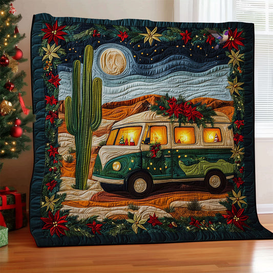 Rynx | Camping Desert Christmas Quilt