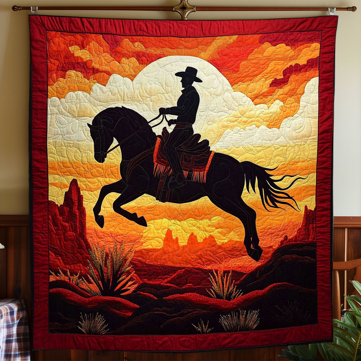Rynx | Cowboy In The Sunset Quilt