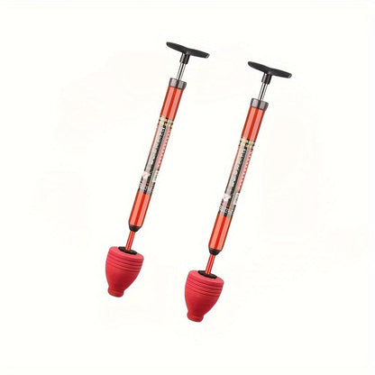 Rynx | Heavy-Duty Pneumatic Toilet Plunger - High-Pressure Drain Pipe Cleaner with Humanized Pump Design, Rubber Material, Commercial Tool for Toilet, Sink, Pipe Blockage Removal
