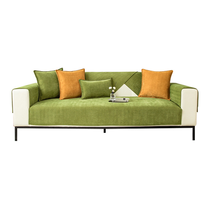 Rynx | Herringbone Chenille Fabric Furniture Protector Sofa Cover