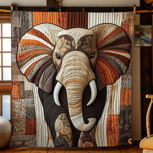 Rynx | Majestic Elephant Mosaic Quilt