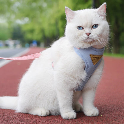 Rynx | Soft Mesh Cat and Dog Vest Harness with Leash Set