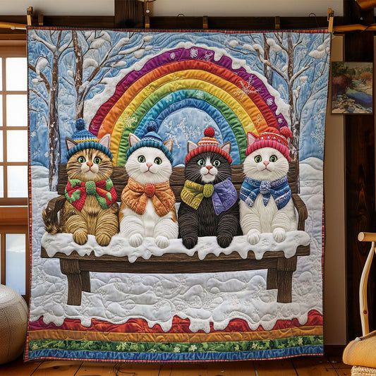 Rynx | Cats Under The Rainbow Quilt