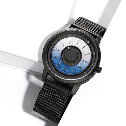 Rynx | Men's magnetic watch quartz original strap 40mm stainless steel strap