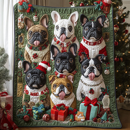Rynx | French Bulldog Christmas blanket