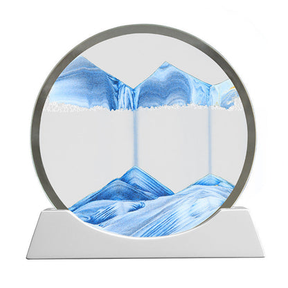 Rynx | Creative New Quicksand Painting Small Night Lamp Living Room Bedroom Abstract Rotary Desktop Decoration