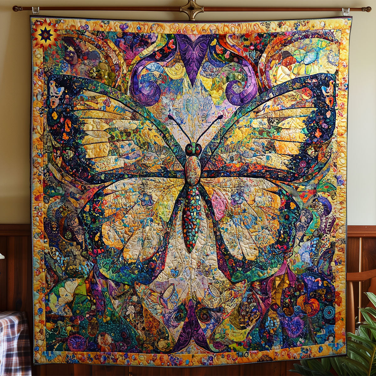Rynx | Abstract Butterfly Quilt
