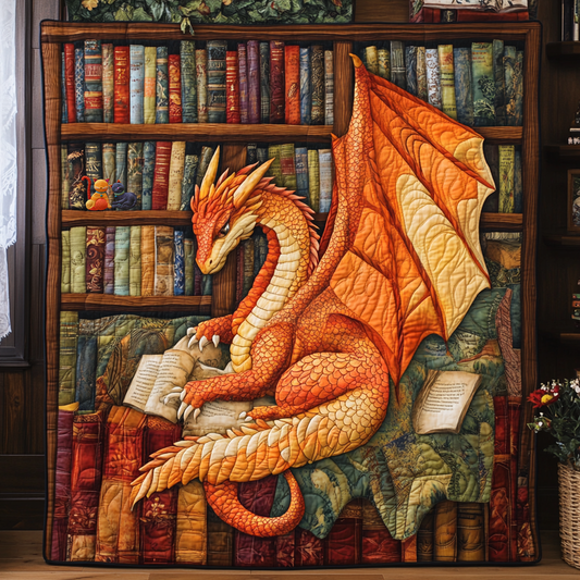 Rynx | Dragon and Book Blanket