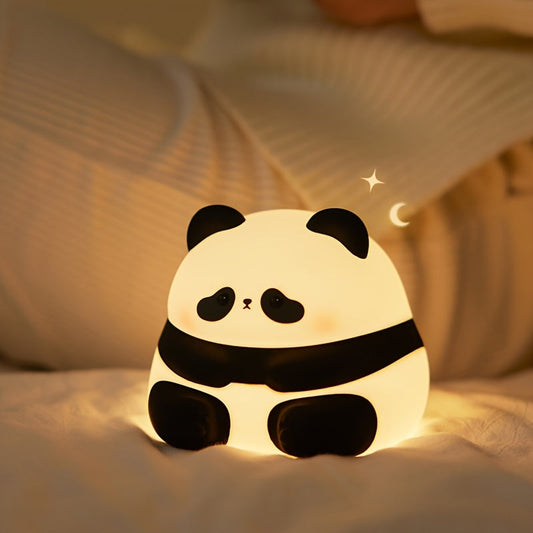 Rynx | PandaGlow - Cute Large Panda LED Night Light with Touch Control and Rechargeable Battery