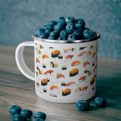 Rynx | Customizable Enamelled Stainless Steel Camping Mug - Perfect for Outdoor Enthusiasts