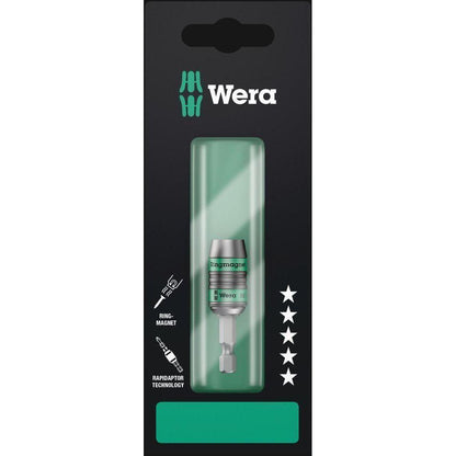 Rynx | Wera 887/4 RR SB Rapidaptor Universal Bit Holder with ring magnet - 1/4" x 57 mm