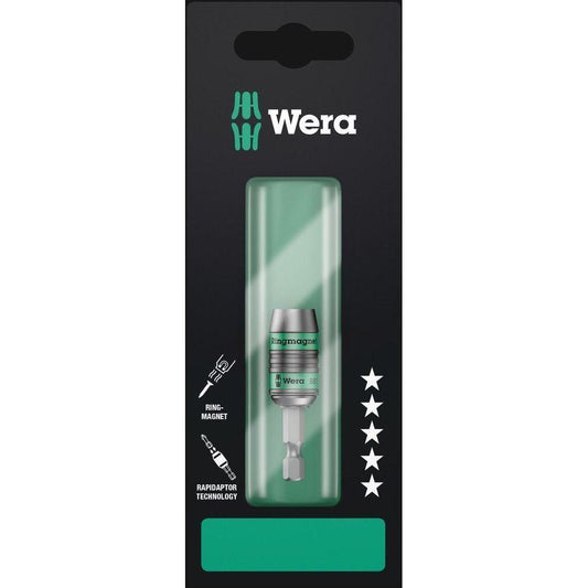 Rynx | Wera 887/4 RR SB Rapidaptor Universal Bit Holder with ring magnet - 1/4" x 57 mm