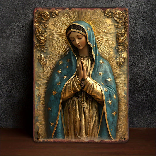Rynx | GuadalupeSign - Vintage Virgin of Guadalupe Metal Sign