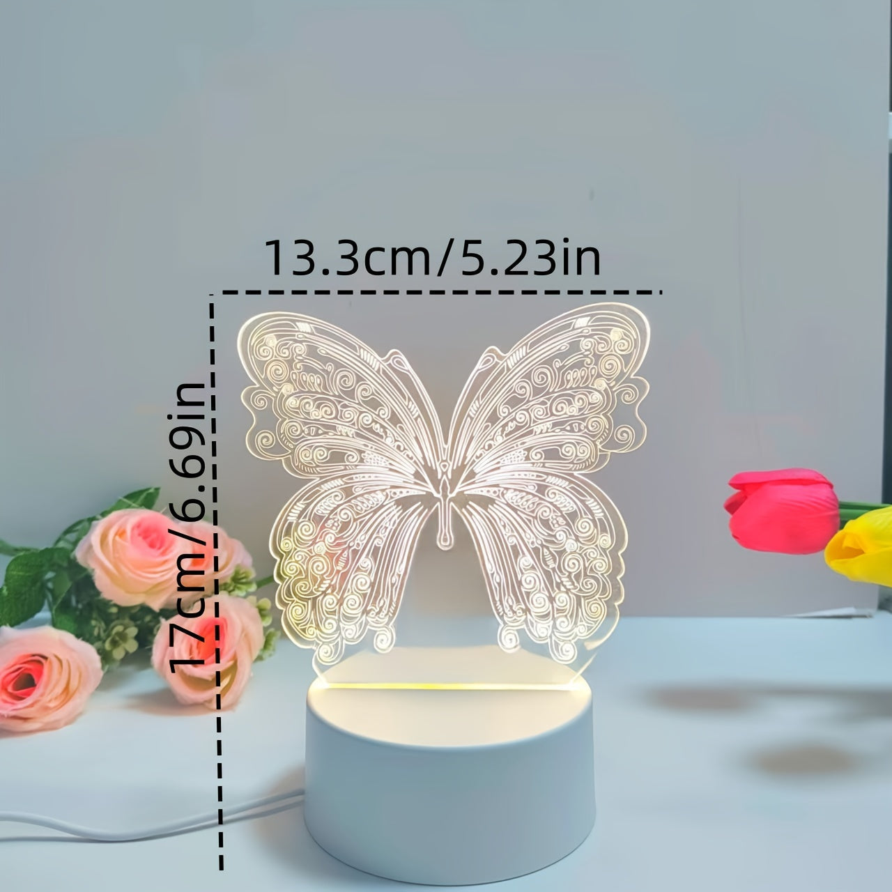Rynx | ButterflyGlow - 3D LED Night Light with Geometric Design