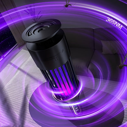 Rynx | Rechargeable Multi-Functional Mosquito Killer Lamp - USB Powered, Dual Light Colors, Indoor and Outdoor Bug Zapper for Home, Bedroom, Office, RV, Camping - Effective and Easy to Clean