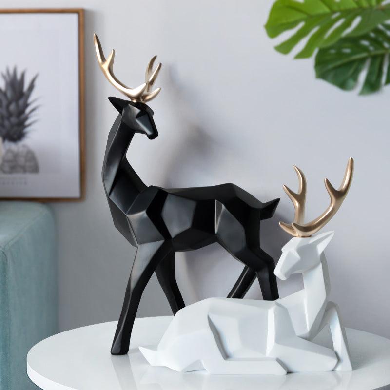 RYNX | Deers Resin Art Sculpture Home Decor